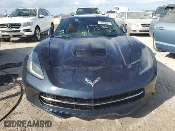 2015 Chevrolet Corvette 2LT with VIN 1G1YD2D76F5106922, listed as a Copart auction lot 73888084 with 0 mi miles and Non Repairable. Bid and sale history available at carsss.com. Image 5.