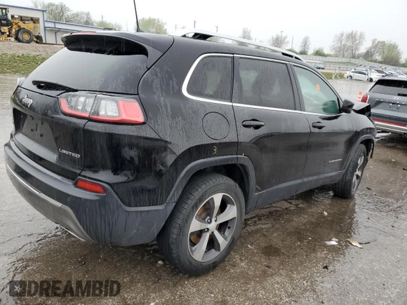 2019 Jeep Cherokee Limited with VIN 1C4PJMDX7KD135269, listed as a Copart auction lot 51822745 with 79,279 mi miles and Salvage Title. Bid and sale history available at carsss.com. Image 3.
