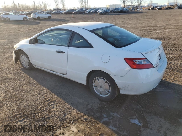 2009 Honda Civic Cpe DX with VIN 2HGFG12269H007541, listed as a Copart auction lot 78618534 with 190,746 mi miles and Salvage Title. Bid and sale history available at carsss.com. Image 2.