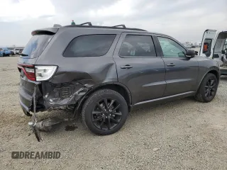 2017 Dodge Durango GT with VIN 1C4RDJDG3HC611708, listed as a Copart auction lot 52924655 with 104,302 mi miles and Salvage Title. Bid and sale history available at carsss.com. Image 3.