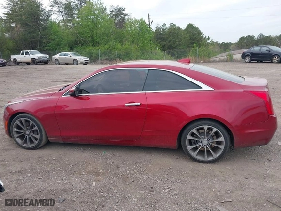 2015 Cadillac ATS Coupe Luxury RWD with VIN 1G6AB1RX5F0112969, listed as a IAAI auction lot 41891868 with NaN miles. Bid and sale history available at carsss.com. Image 14.