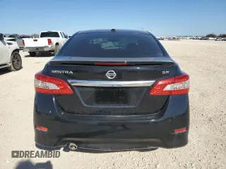 2015 Nissan Sentra SR with VIN 3N1AB7APXFY343418, listed as a Copart auction lot 47954465 with 92,077 mi miles and Salvage Title. Bid and sale history available at DreamBid. Image 6.
