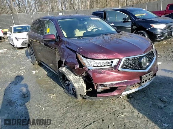 2017 Acura MDX with VIN 5FRYD4H38HB043946, listed as a Copart auction lot 44726245 with 135,660 mi miles and Salvage Title. Bid and sale history available at carsss.com. Image 11.
