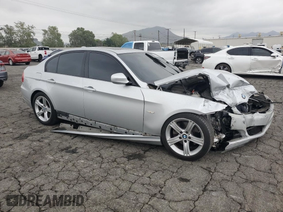 2011 BMW 3 Series 328i with VIN WBAPH5G53BNM84092, listed as a Copart auction lot 53582455 with 153,783 mi miles and Salvage Title. Bid and sale history available at carsss.com. Image 4.