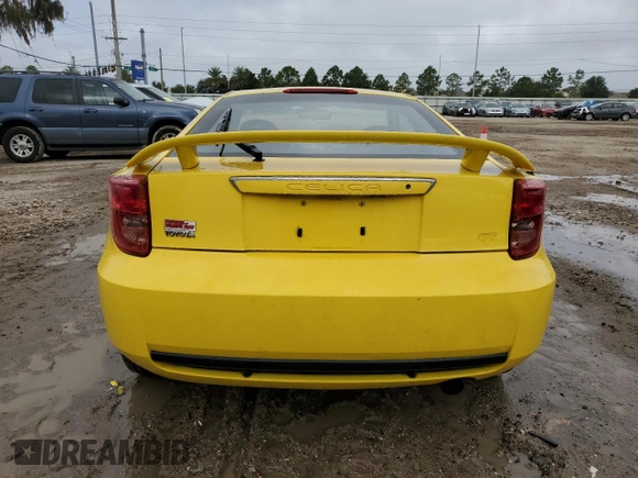 2003 Toyota Celica GT with VIN JTDDR32T630153289, listed as a Copart auction lot 70825324 with 146,277 mi miles and Non Repairable. Bid and sale history available at carsss.com. Image 6.