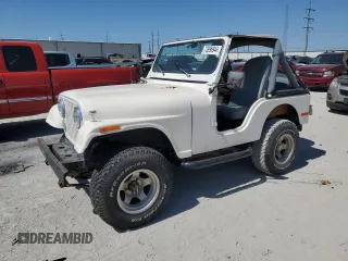 1978 Jeep CJ z VIN J8F83AH110988, wystawiony jako Copart lot #73996844 z przebiegiem Nie podano mil oraz Tytuł czysty. Historia ofert i sprzedaży dostępna na DreamBid. Obrazek 1.