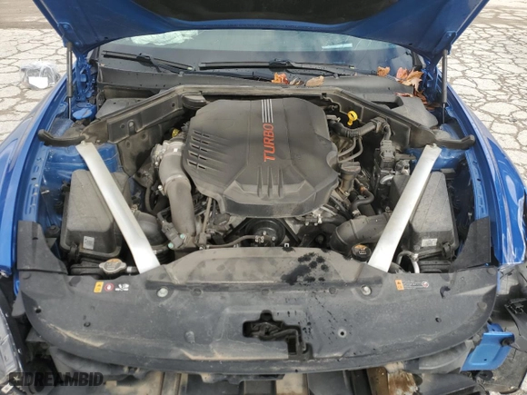 2020 Kia Stinger GT2 with VIN KNAE55LCXL6074244, listed as a Copart auction lot 75511384 with 54,852 mi miles and Salvage Title. Bid and sale history available at carsss.com. Image 11.