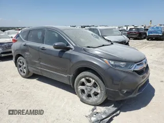2017 Honda CR-V EX-L with VIN 5J6RW2H81HL032875, listed as a Copart auction lot 45604395 with 130,000 mi miles and Salvage Title. Bid and sale history available at DreamBid. Image 4.