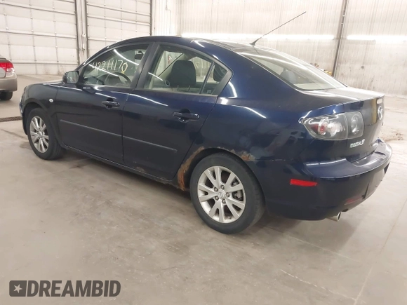 2008 Mazda Mazda3 i Touring Value with VIN JM1BK32F681170679, listed as a IAAI auction lot 42211170 with 129,051 mi miles. Bid and sale history available at carsss.com. Image 3.