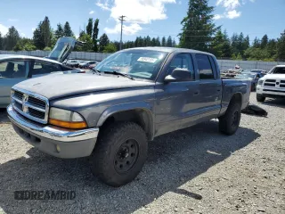 2002 Dodge Dakota SLT z VIN 1B7HG48N02S548464, wystawiony jako Copart lot #58943135 z przebiegiem 239 081 mil mil oraz Szkoda całkowita • Salvage title. Historia ofert i sprzedaży dostępna na DreamBid. Obrazek 1.
