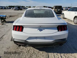 2024 Ford Mustang EcoBoost with VIN 1FA6P8THXR5140715, listed as a Copart auction lot 50611195 with 2,845 mi miles and Salvage Title. Bid and sale history available at carsss.com. Image 6.