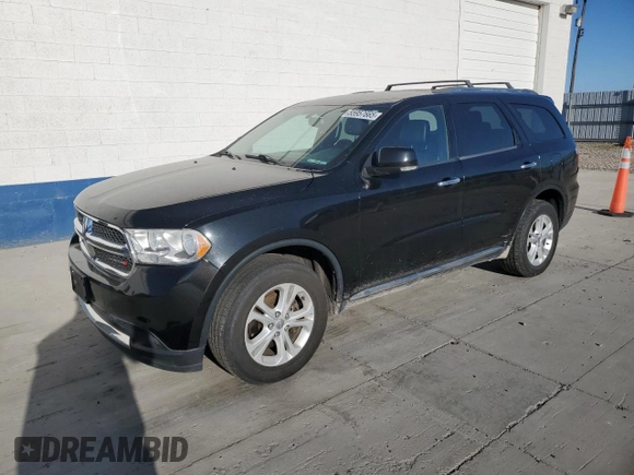 2013 Dodge Durango Crew z VIN 1C4RDJDG7DC584541, wystawiony jako Copart lot #55957665 z przebiegiem 142 639 mil mil oraz Czysty tytuł • Clean title. Historia ofert i sprzedaży dostępna na DreamBid. Obrazek 1.