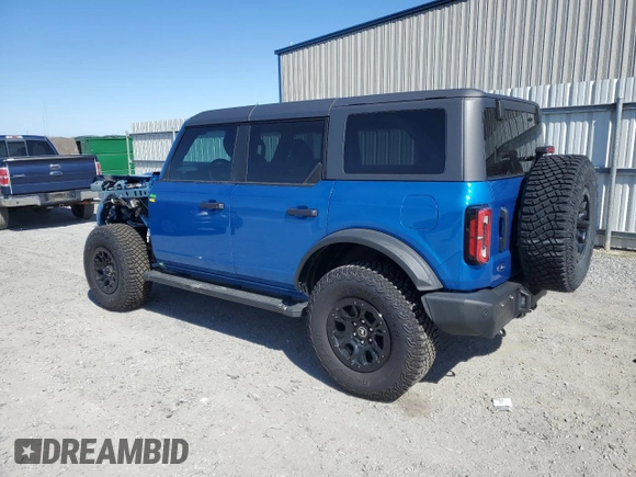 2023 Ford Bronco with VIN 1FMEE5DP7PLB92288, listed as a Copart auction lot 49272285 with 8,591 mi miles and Salvage Title. Bid and sale history available at DreamBid. Image 2.