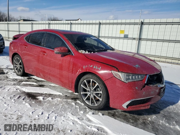 2018 Acura TLX with VIN 19UUB2F33JA012598, listed as a Copart auction lot 88656825 with 116,120 mi miles and Salvage Title. Bid and sale history available at carsss.com. Image 4.
