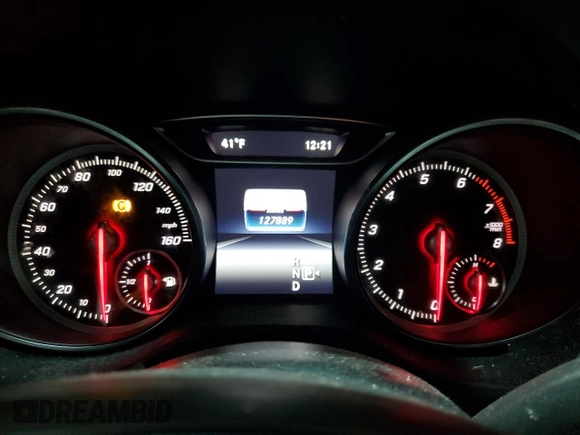 2019 Mercedes-Benz CLA 250 with VIN WDDSJ4EBXKN717458, listed as a Copart auction lot 46253095 with 127,889 mi miles and Clean title. Bid and sale history available at DreamBid. Image 9.