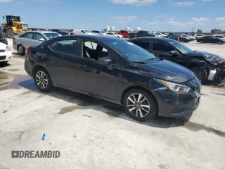2021 Nissan Versa SV with VIN 3N1CN8EV5ML835444, listed as a Copart auction lot 52439955 with 104,773 mi miles and Salvage Title. Bid and sale history available at DreamBid. Image 4.