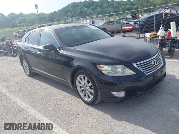 2011 Lexus LS 460 with VIN JTHCL5EF9B5009539, listed as a IAAI auction lot 42279135 with 160,081 mi miles and . Bid and sale history available at DreamBid. Image 1.