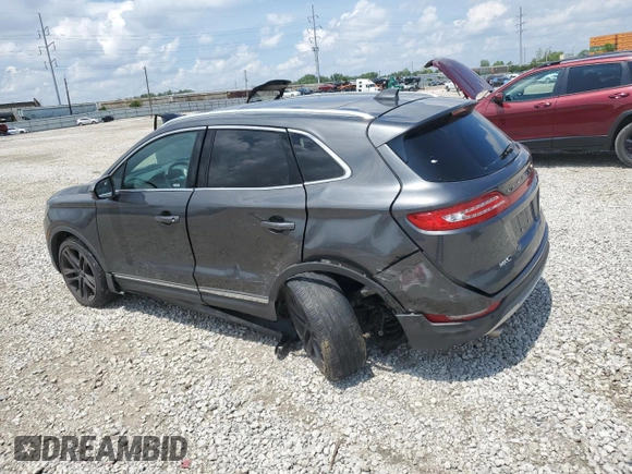 2017 Lincoln MKC Reserve with VIN 5LMTJ3DH9HUL45116, listed as a Copart auction lot 58634785 with 87,479 mi miles and Salvage title. Bid and sale history available at DreamBid. Image 2.