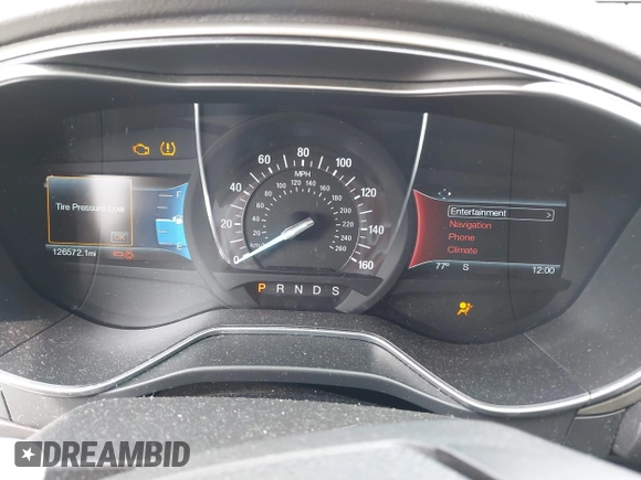 2016 Ford Fusion SE with VIN 3FA6P0HD0GR201247, listed as a IAAI auction lot 42495877 with 126,572 mi miles and . Bid and sale history available at DreamBid. Image 7.