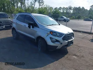 2020 Ford EcoSport SES z VIN MAJ6S3JLXLC343177, wystawiony jako IAAI lot #42220153 z przebiegiem 103 277 mil mil oraz . Historia ofert i sprzedaży dostępna na DreamBid. Obrazek 1.
