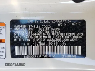 2017 Toyota 86 with VIN JF1ZNAA11H8710596, listed as a Copart auction lot 77886954 with 64,272 mi miles and Salvage Title. Bid and sale history available at carsss.com. Image 14.
