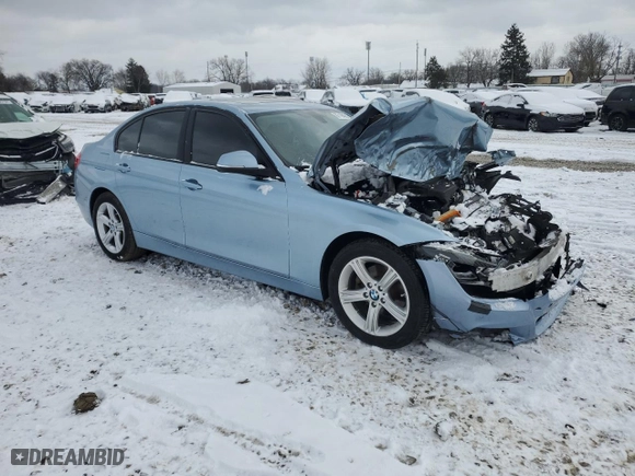 2015 BMW 3 Series 328i xDrive with VIN WBA3B3C57FF547270, listed as a Copart auction lot 87194914 with 0 mi miles and Salvage Title. Bid and sale history available at carsss.com. Image 4.