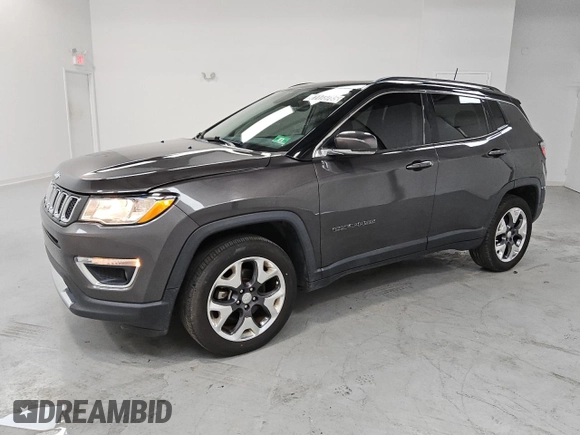 2018 Jeep Compass Limited с VIN 3C4NJDCB2JT456660, выставлен на аукционе Copart как лот 61173785 с пробегом 51 555 миль миль и Чистый • Clean title. История ставок и продаж доступна на DreamBid. Изображение 1.