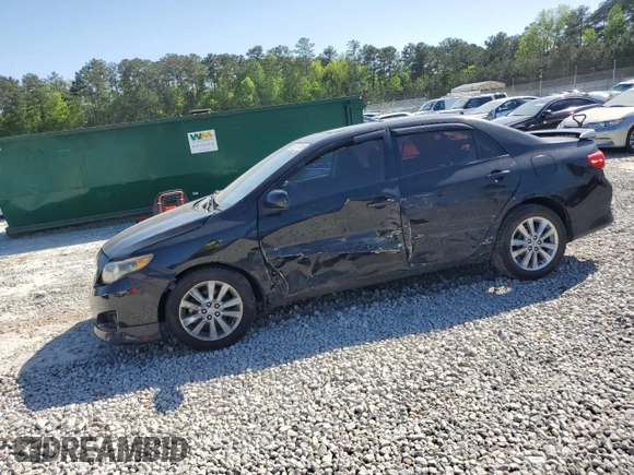 2009 Toyota Corolla with VIN 2T1BU40E19C098930, listed as a Copart auction lot 52001705 with 203,305 mi miles and Salvage Title. Bid and sale history available at carsss.com. Image 1.
