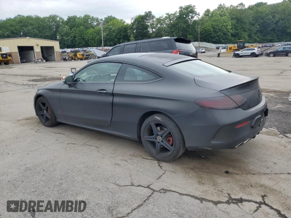 2018 Mercedes-Benz C 300 with VIN WDDWJ4KB6JF676292, listed as a Copart auction lot 62071375 with 89,615 mi miles and Salvage title. Bid and sale history available at DreamBid. Image 2.