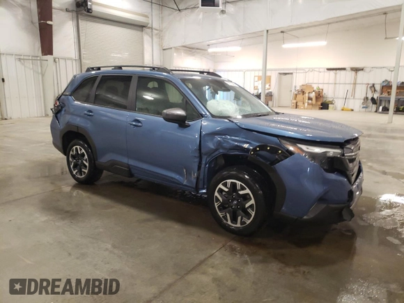 2025 Subaru Forester Premium with VIN JF2SLDDC3SH494789, listed as a Copart auction lot 51873385 with 2,648 mi miles and Salvage Title. Bid and sale history available at carsss.com. Image 4.