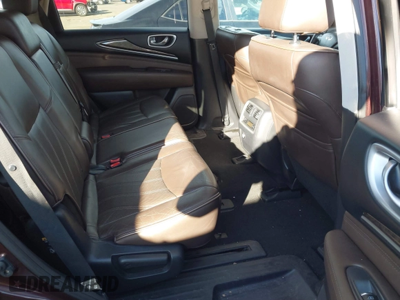 2013 Infiniti JX35 with VIN 5N1AL0MM0DC324641, listed as a IAAI auction lot 41309512 with 133,247 mi miles. Bid and sale history available at carsss.com. Image 8.