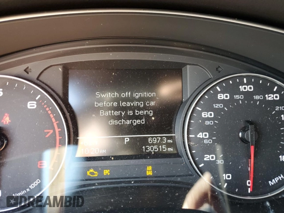 2015 Audi A6 2.0T Premium with VIN WAUCFAFC5FN008445, listed as a Copart auction lot 44324535 with 130,515 mi miles and Salvage Title. Bid and sale history available at carsss.com. Image 9.