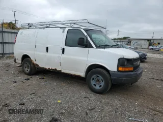2007 Chevrolet Express Cargo z VIN 1GCHG35U971137504, wystawiony jako Copart lot #54410105 z przebiegiem 266 049 mil mil oraz Szkoda całkowita • Salvage title. Historia ofert i sprzedaży dostępna na DreamBid. Obrazek 4.