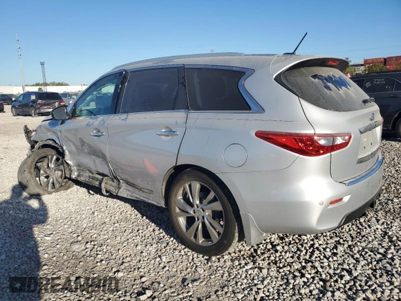 2013 Infiniti JX35 with VIN 5N1AL0MM2DC345006, listed as a Copart auction lot 75077324 with 249,410 mi miles and Salvage Title. Bid and sale history available at carsss.com. Image 2.