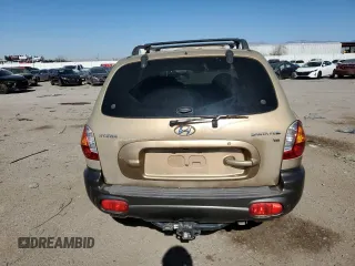 2002 Hyundai Santa Fe GLS with VIN KM8SC13DX2U288055, listed as a Copart auction lot 80986684 with 153,582 mi miles and Clean Title. Bid and sale history available at carsss.com. Image 6.