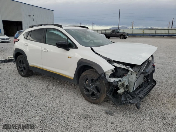 2024 Subaru Crosstrek Sport with VIN 4S4GUHF64R3733589, listed as a Copart auction lot 88815225 with NaN miles and Salvage Title. Bid and sale history available at carsss.com. Image 4.