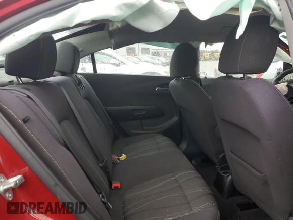 2014 Chevrolet Sonic LT with VIN 1G1JC5SH1E4150509, listed as a Copart auction lot 42500504 with 125,848 mi miles and Salvage Title. Bid and sale history available at DreamBid. Image 10.