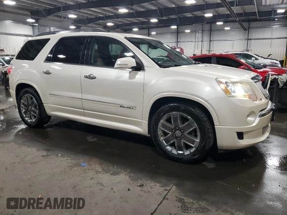 2012 GMC Acadia Denali with VIN 1GKKVTEDXCJ321280, listed as a Copart auction lot 56870675 with 172,951 mi miles and Salvage title. Bid and sale history available at DreamBid. Image 4.