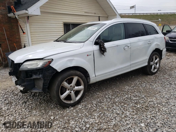 2015 Audi Q7 3.0T S line Prestige with VIN WA1DGBFE5FD008747, listed as a Copart auction lot 53045665 with 76,971 mi miles and Salvage Title. Bid and sale history available at carsss.com. Image 1.