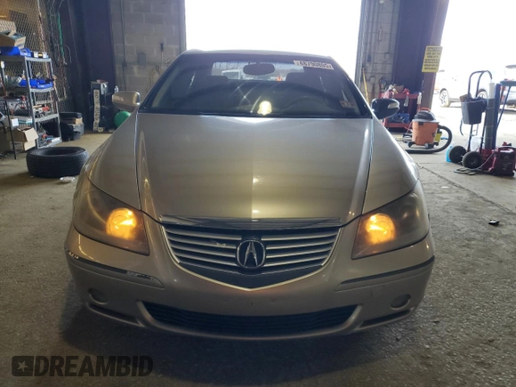2006 Acura RL with VIN JH4KB16546C001377, listed as a Copart auction lot 48790805 with 142,052 mi miles and Salvage Title. Bid and sale history available at DreamBid. Image 5.