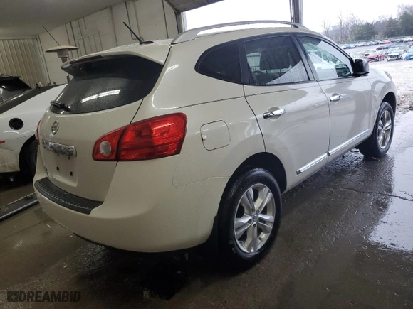 2015 Nissan Rogue Select S with VIN JN8AS5MT8FW661690, listed as a Copart auction lot 44964625 with 166,377 mi miles and Salvage Title. Bid and sale history available at carsss.com. Image 3.