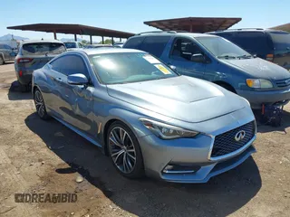 2018 Infiniti Q60 Sport z VIN JN1EV7EK5JM343104, wystawiony jako IAAI lot #42492429 z przebiegiem 80 164 mil mil oraz . Historia ofert i sprzedaży dostępna na DreamBid. Obrazek 1.