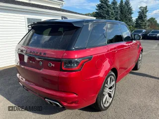 2019 Land Rover Range Rover Sport SVR with VIN SALWZ2SE0KA850057, listed as a Copart auction lot 70148564 with 64,694 mi miles and Clean Title. Bid and sale history available at DreamBid. Image 3.