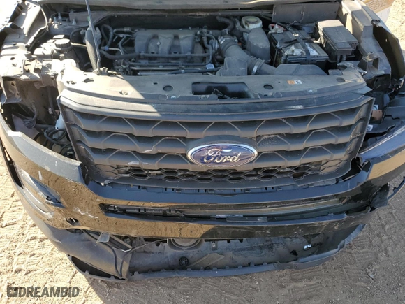 2018 Ford Police Interceptor Utility with VIN 1FM5K8AR5JGC56053, listed as a Copart auction lot 74517624 with 95,421 mi miles and Non Repairable. Bid and sale history available at carsss.com. Image 12.