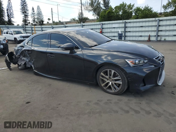 2020 Lexus IS 300 with VIN JTHAA1D21L5108510, listed as a Copart auction lot 56178025 with 57,239 mi miles and Non repairable. Bid and sale history available at DreamBid. Image 4.