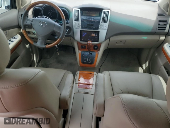 2007 Lexus RX 350 with VIN 2T2HK31U27C035599, listed as a Copart auction lot 56703095 with 58,859 mi miles and Salvage Title. Bid and sale history available at DreamBid. Image 8.