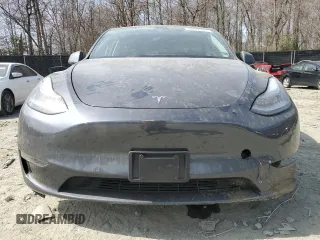 2022 Tesla Model Y Long Range with VIN 7SAYGDEE5NF366493, listed as a Copart auction lot 49874975 with 66,925 mi miles and Salvage Title. Bid and sale history available at DreamBid. Image 5.
