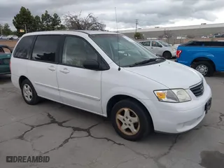 2001 Mazda MPV DX with VIN JM3LW28Y310199314, listed as a IAAI auction lot 41793808 with 174,675 mi miles. Bid and sale history available at carsss.com. Image 1.