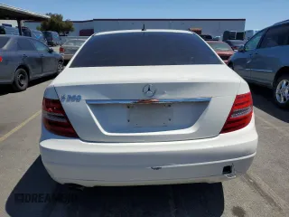 2012 Mercedes-Benz C with VIN WDDGF4KB9CA678589, listed as a Copart auction lot 56344084 with 46,850 mi miles and Salvage title. Bid and sale history available at DreamBid. Image 6.