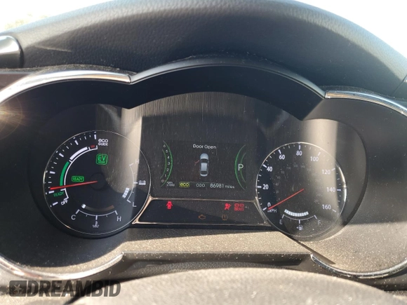2013 Kia Optima Hybrid LX with VIN KNAGM4AD4D5058162, listed as a Copart auction lot 71489384 with 86,981 mi miles and Salvage Title. Bid and sale history available at carsss.com. Image 9.